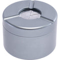 3.1in Silver Openable Aluminum Ashtray