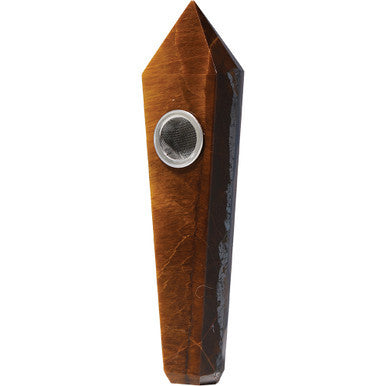 Tiger's Eye Gemstone Pipes - Astral Project