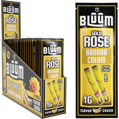 10 Ct. Banana Cream Bluum Wild Flower Rolls Gold Rose (2pk)