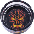 2pk. 6.25" Fire Skull Design Ashtray