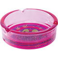 6.25" Purple We're All Mad Here Glass Ashtray