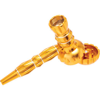 Gold Aluminium Pipe w/ Grinder