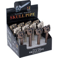 12ct Metal Skull Pipe