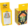 4" Mushroom Wig Wag Hand Pipe - Multi