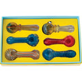 6ct. 4.5" Glass Hand Pipe (Colors Vary)