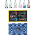 6ct. Glycerin Glass Hand Pipe (Colors Vary)