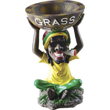 17" Large Jamaican Man Ashtray