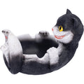 Black Trippy Cat Polystone Ashtray