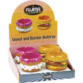 4ct. Donut & Hamburger Polystone Ashtrays