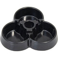 12ct. Black Melamine Ashtray