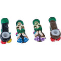 5" Skull and Mushroom Hand Pipe (Colors Vary)
