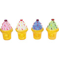 4" Ice Cream Cup Hand Pipe - Multi Color
