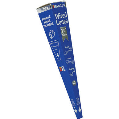 24 Ct. Randy's Wire-Infused Cones 84mm