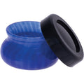 1.6In Blue Boro Glass Jar With Silicone Top - Us Color