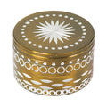 4 Parts Aluminum Diamond Cut Gold 2.48" (63mm)