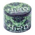 12ct. 4 Part Leaf Design Grinder 50mm. Zinc Alloy