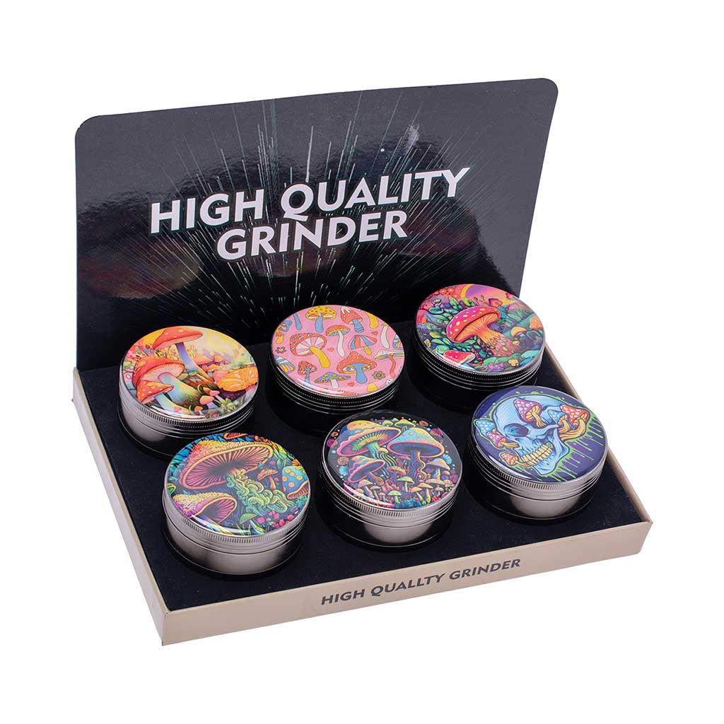 6ct. 63mm Mushroom Grinder