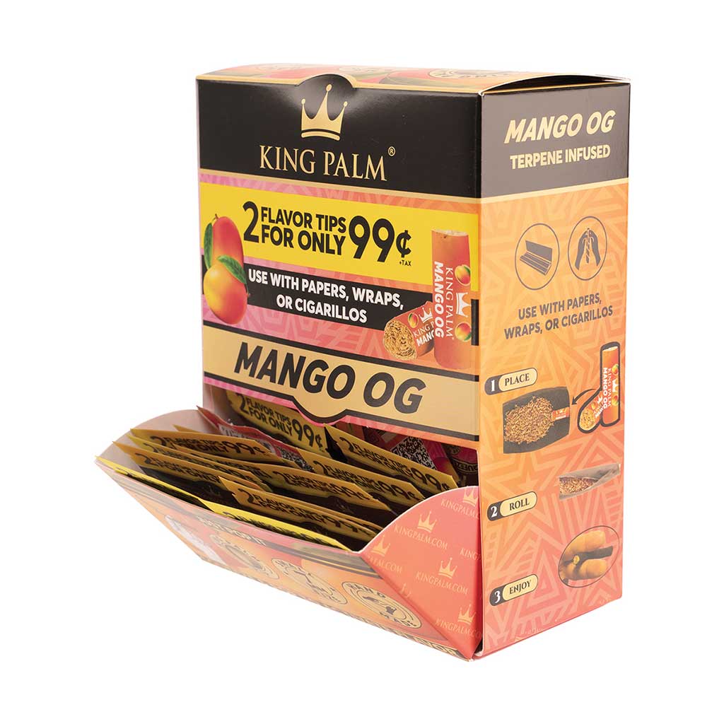 50ct. 2pk. King Palm Terp Filters - Mango OG - PP $.99
