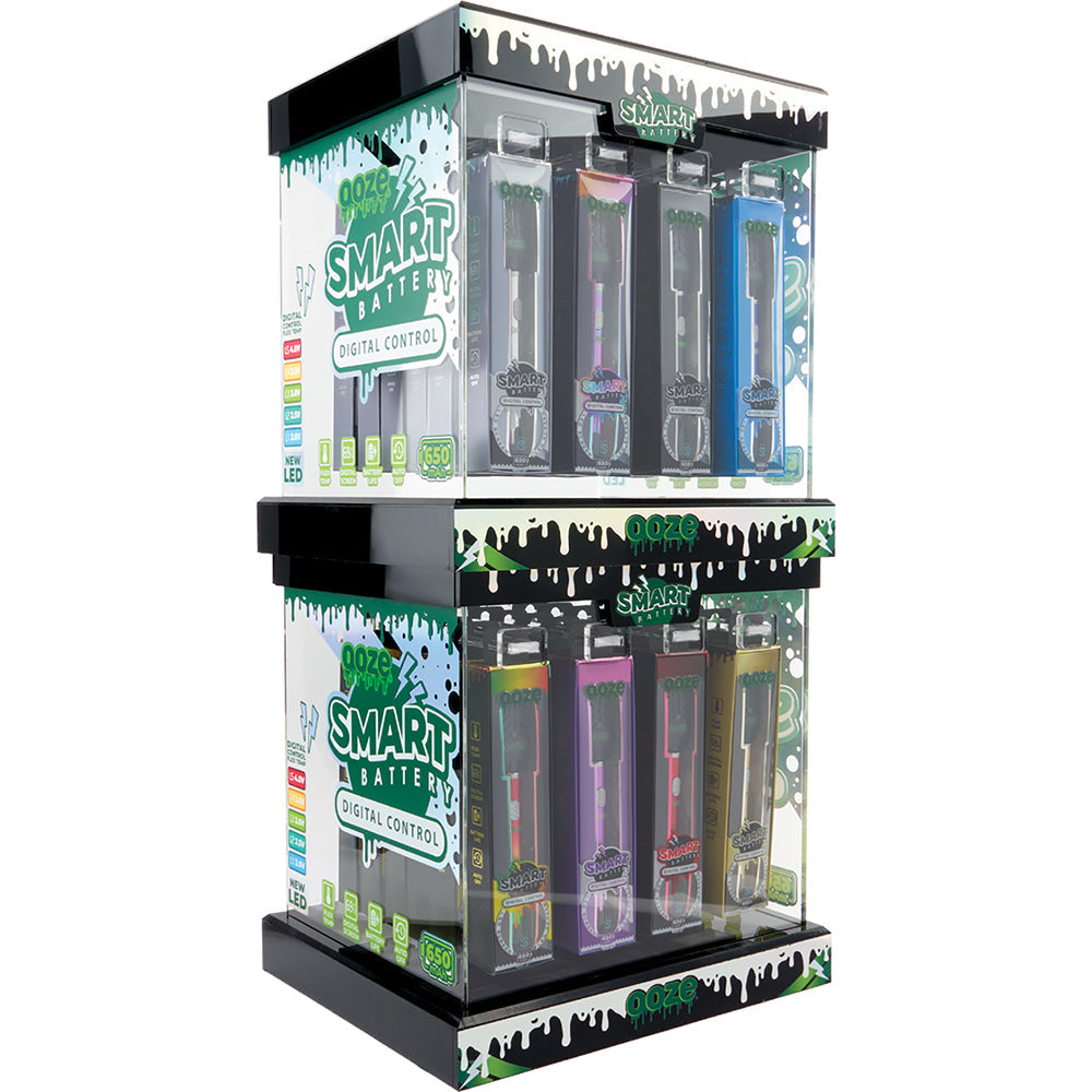 48Count OOZE Smart 650mAh 510-Battery Stackable Display