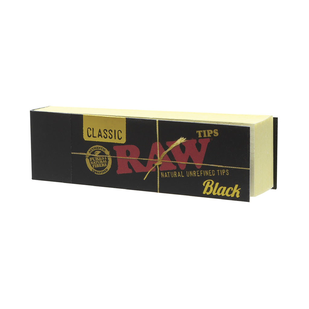 50ct. RAW Black Rolling Tips