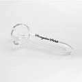HONEYBEE HERB CLEAR GLASS HAND PIPE